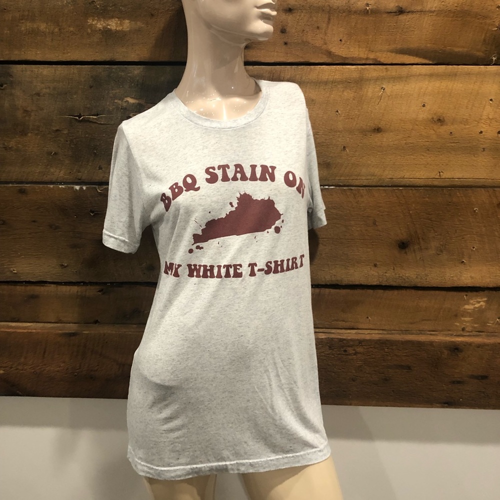 BBQ Stain On My White T-shirt Tee